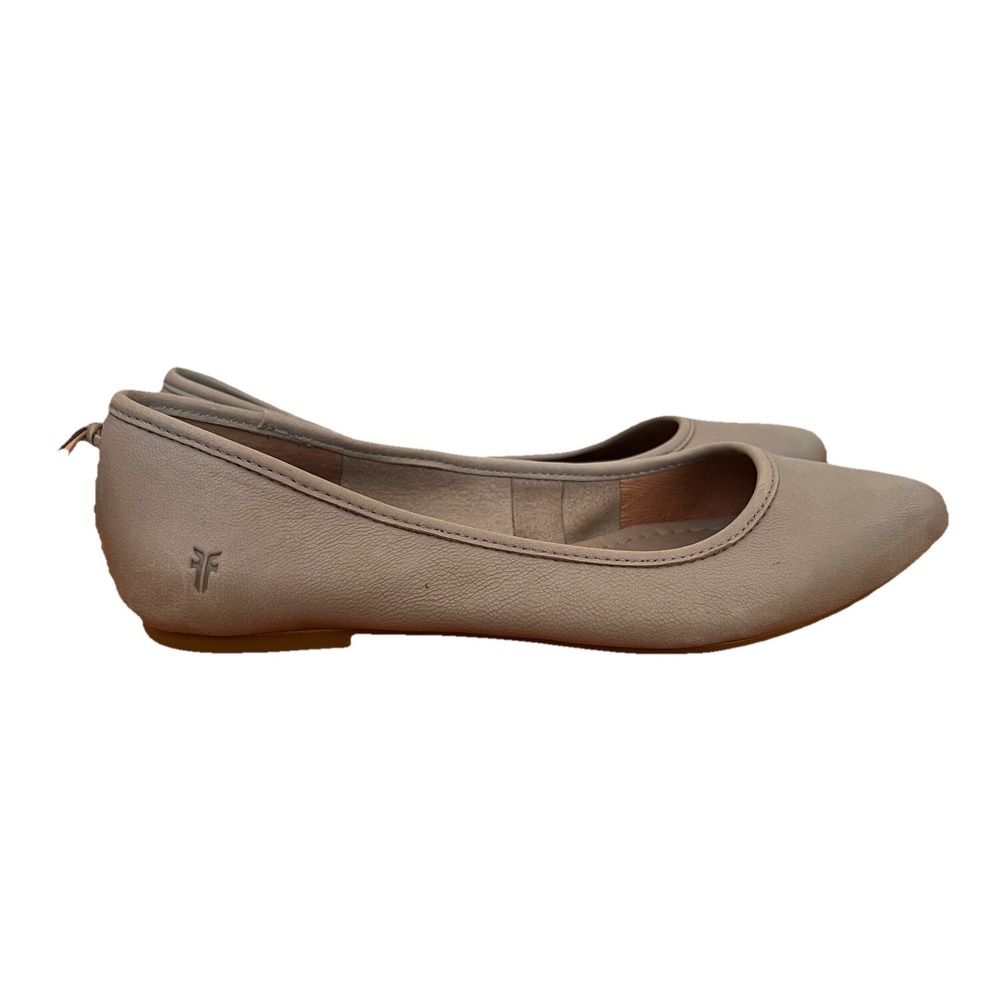 Frye Regina Ballet Flats Women's Size 8 Ash Gray Slip On Shoes